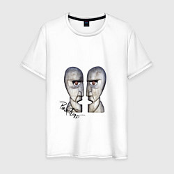 Футболка хлопковая мужская Pink Floyd, цвет: белый