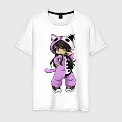 Мужская футболка Aphmau as a Cat