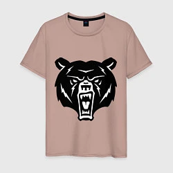 Мужская футболка Ярость медведя