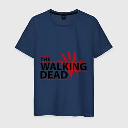 Мужская футболка The Walking Dead, кровавый след
