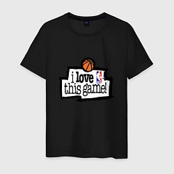 Мужская футболка Basketball: I love this game