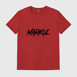 Футболка хлопковая мужская Markul, цвет: красный