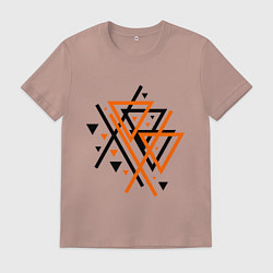 Футболка хлопковая мужская Paul van Dyk: Chaos, цвет: пыльно-розовый