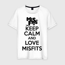 Мужская футболка Keep Calm & Love Misfits