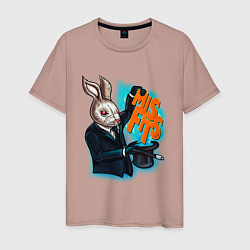 Мужская футболка Rabbit magician