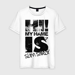 Мужская футболка My name is slim shady