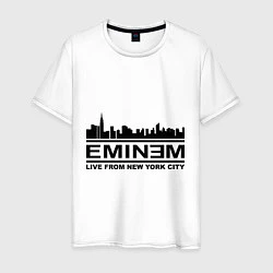 Мужская футболка Eminem: Live from NY