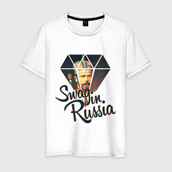 Мужская футболка SWAG in Russia