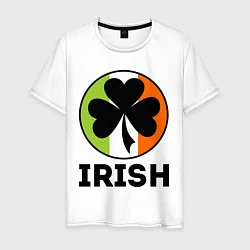 Мужская футболка Irish - цвет флага