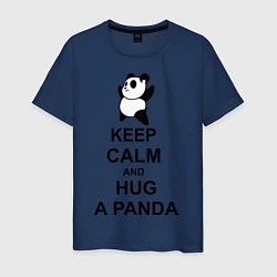 Мужская футболка Keep Calm & Hug A Panda