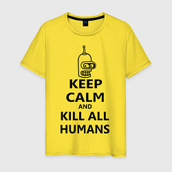 Мужская футболка Keep Calm & Kill All Humans