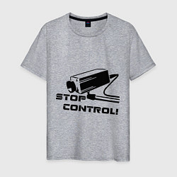 Мужская футболка Stop control (нет контролю)