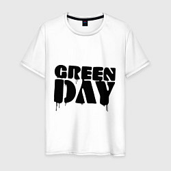 Мужская футболка Greeen Day: spray style