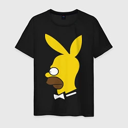 Мужская футболка Playboy Homer Simpson