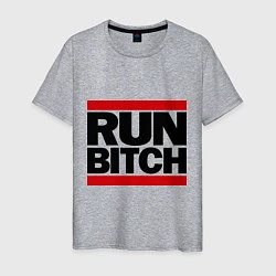 Мужская футболка Run Bitch