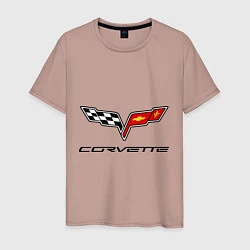 Мужская футболка Chevrolet corvette