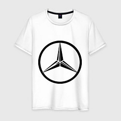 Мужская футболка Mercedes-Benz logo