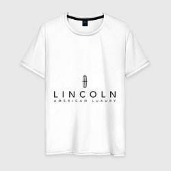 Мужская футболка Lincoln logo