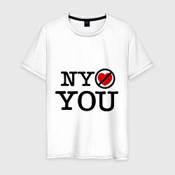 Мужская футболка NY don't love you