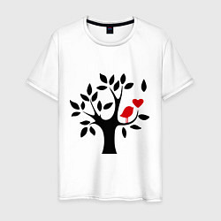 Мужская футболка Дерево любви