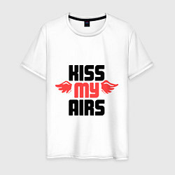 Мужская футболка Kiss my airs