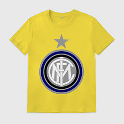 Футболка хлопковая мужская Inter FC, цвет: желтый