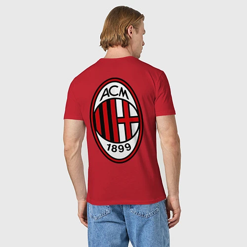 Мужская футболка Milan ACM / Красный – фото 4