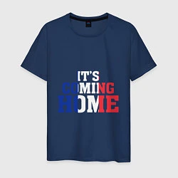 Мужская футболка France: I'ts coming home