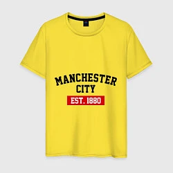 Мужская футболка FC Manchester City Est. 1880