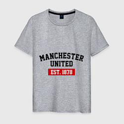 Мужская футболка FC Manchester United Est. 1878