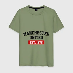 Мужская футболка FC Manchester United Est. 1878