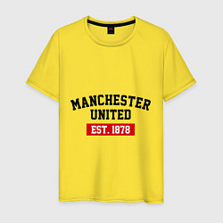 Мужская футболка FC Manchester United Est. 1878