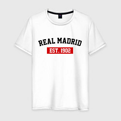 Мужская футболка FC Real Madrid Est. 1902