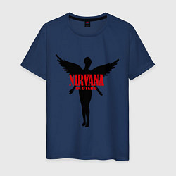 Футболка хлопковая мужская Nirvana: In Utero, цвет: тёмно-синий