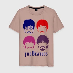 Мужская футболка The Beatles faces