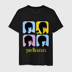 Мужская футболка The Beatles: pop-art