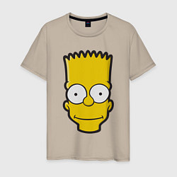 Мужская футболка Довольный Барт