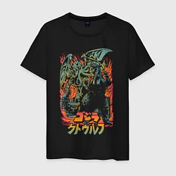 Мужская футболка Godzilla: Hell Flame