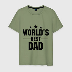 Мужская футболка Worlds best DADDY