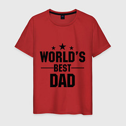 Мужская футболка Worlds best DADDY