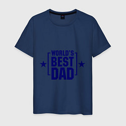 Мужская футболка Worlds best dad