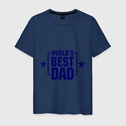 Мужская футболка Worlds best dad