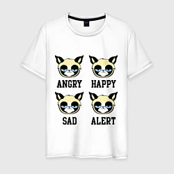 Мужская футболка Mood Cat