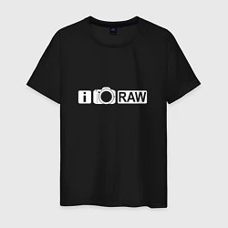 Мужская футболка I love RAW