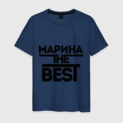 Мужская футболка Марина the best