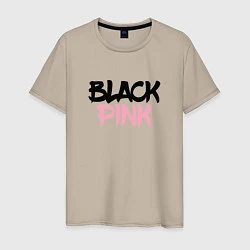 Мужская футболка Black Pink Graffiti
