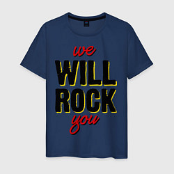 Мужская футболка We will rock you!