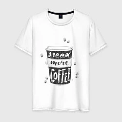 Мужская футболка Need more coffee