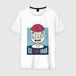 Мужская футболка Use your brain