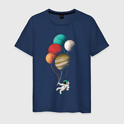 Мужская футболка Космические шары